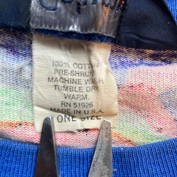 Vintage Columbia Neon Fish AOP T-Shirt: One Size - Picture 9 of 9